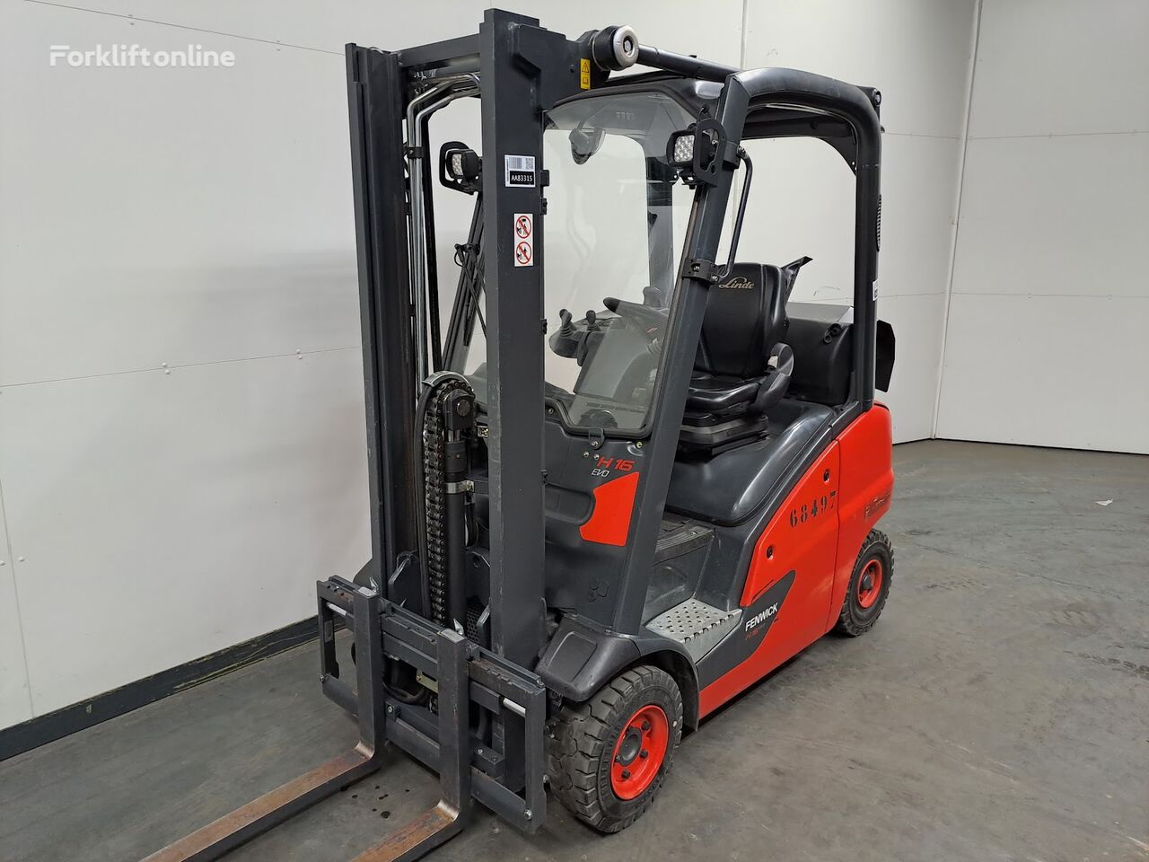 Linde H16CNG-01 ガスフォークリフト