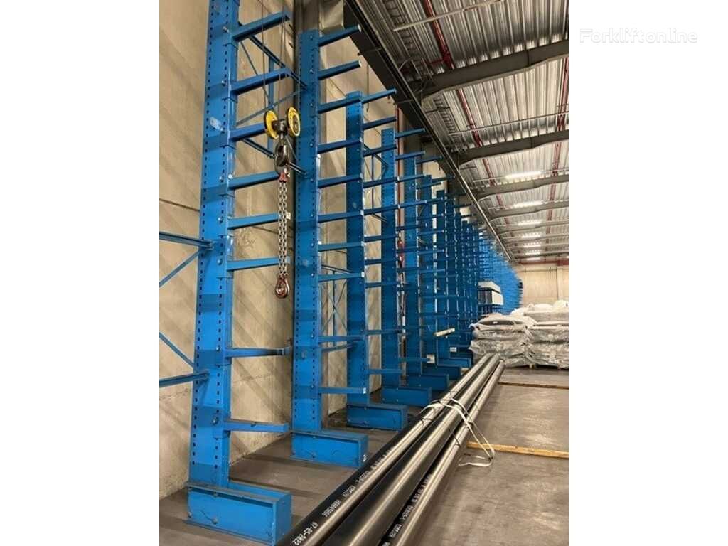 10,75lm Double-sided cantilever rack Elvedi 倉庫棚